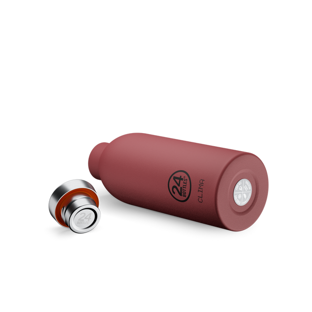 24BOTTLES Clima Bottle 500ml - Stone Country Red