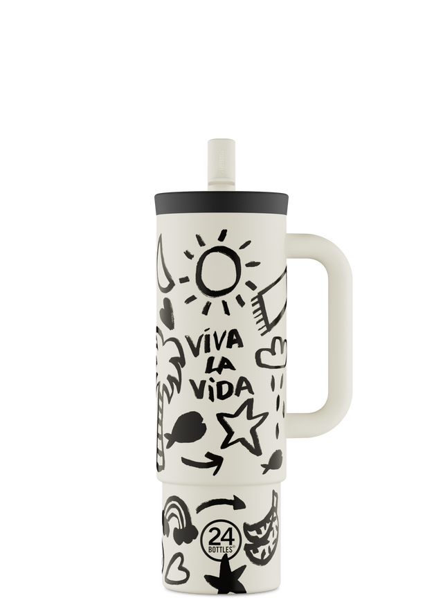 24BOTTLES Straw Cup 800ml - Viva la Vida | the OBJECT ROOM