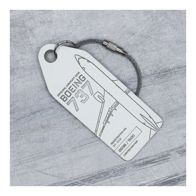 AVIATIONTAG Boeing 737 - 9Y-KIN - White (Caribbean Airlines) | the OBJECT ROOM
