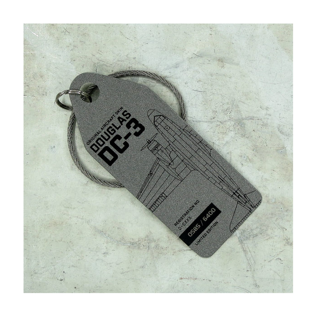 AVIATIONTAG Douglas DC-3 - D-CXXX - Silver (Raisin Bomber) | the OBJECT ROOM