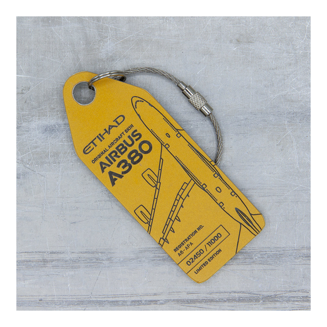 AVIATIONTAG Airbus A380 - A6-APA Glare - Gold (Etihad Airways)