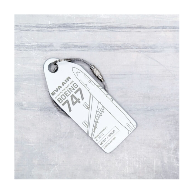 AVIATIONTAG Boeing 747 - B-16411 - White (EVA Air) | the OBJECT ROOM