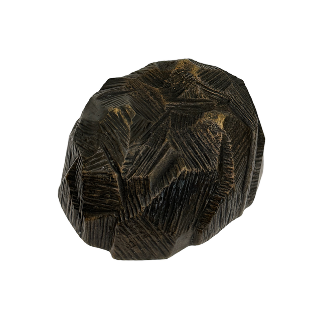 OBJECT Brass Folding Bowl - Antique Black w Gold | the OBJECT ROOM