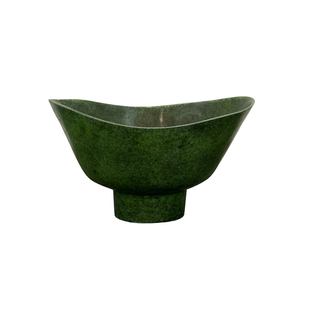 OBJECT Brass Simple Bowl Tall - Green | the OBJECT ROOM