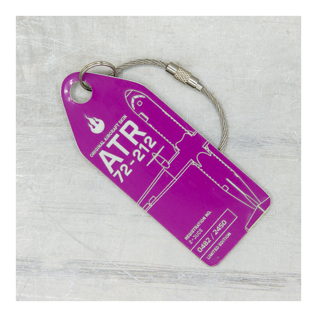 AVIATIONTAG ATR72 - 2-JUCE - Violet (Hunnu Air)