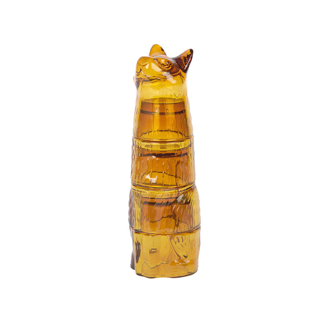 DOIY Stackable Glasses (Set of 4) - Kitty Ginger | the OBJECT ROOM