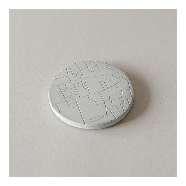 PULL PUSH PRODUCTS Map Coaster | the OBJECT ROOM