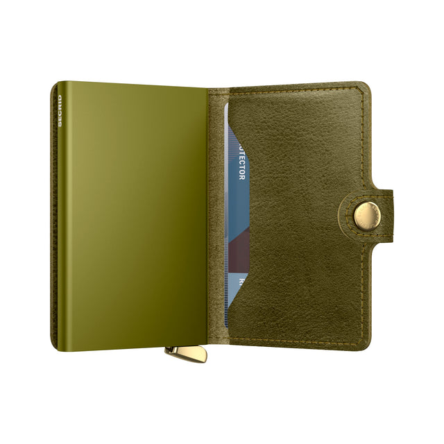SECRID Premium Miniwallet - Basco Olive + | the OBJECT ROOM