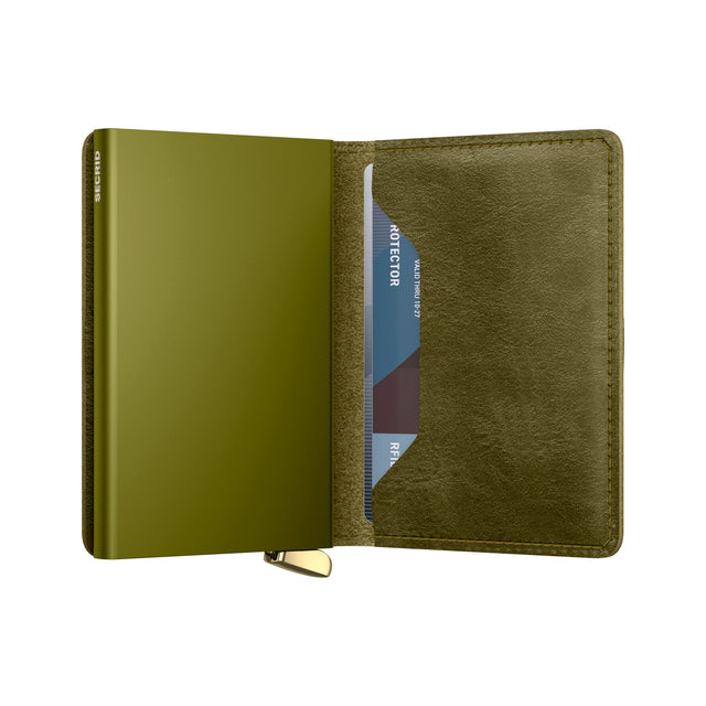 SECRID Premium Slimwallet - Basco Olive + | the OBJECT ROOM