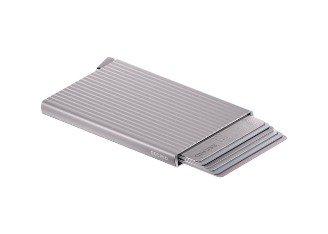 SECRID Premium Cardprotector - Fluted Silver + | the OBJECT ROOM