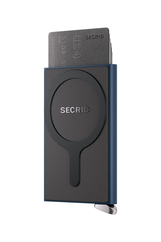 SECRID Premium Cardprotector+ for Magsafe Fluted - Navy | the OBJECT ROOM