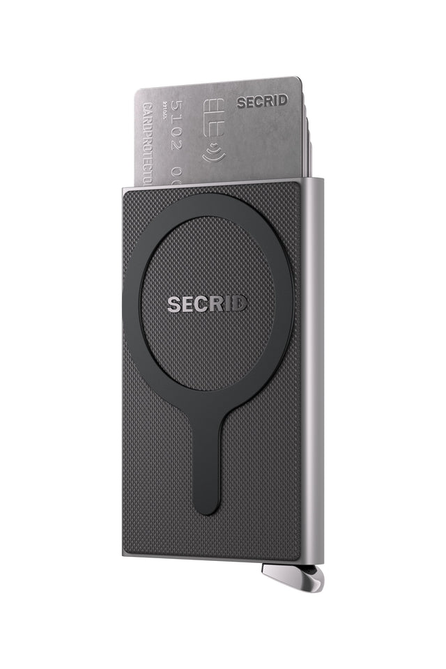 SECRID Premium Cardprotector+ for Magsafe Fluted - Silver | the OBJECT ROOM
