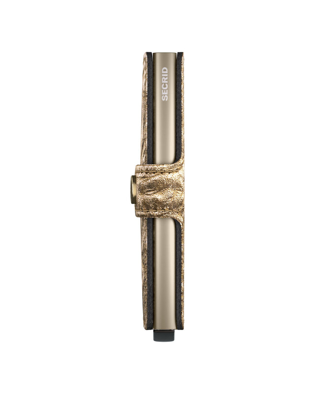 SECRID Miniwallet Leather - Crunch Gold | the OBJECT ROOM