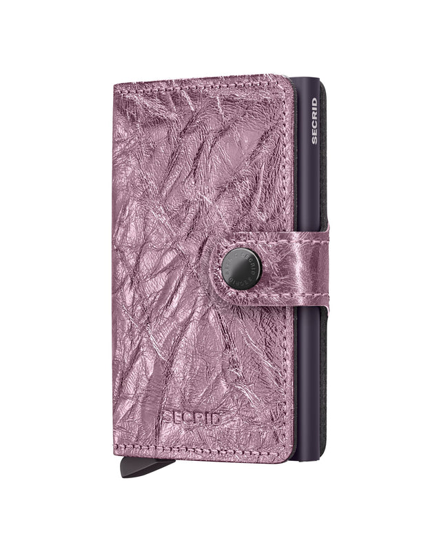 SECRID Miniwallet Leather - Crunch Pink | the OBJECT ROOM