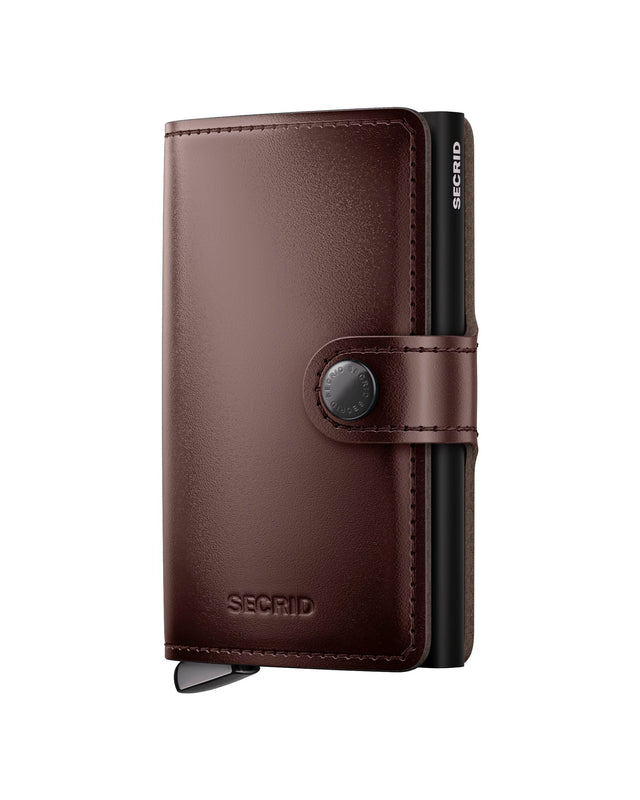SECRID Premium Miniwallet+ Dusk - Dark Brown | the OBJECT ROOM