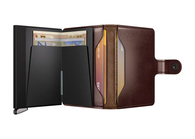 SECRID Premium Miniwallet+ Dusk - Dark Brown | the OBJECT ROOM