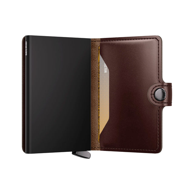 SECRID Premium Miniwallet+ Dusk - Dark Brown | the OBJECT ROOM