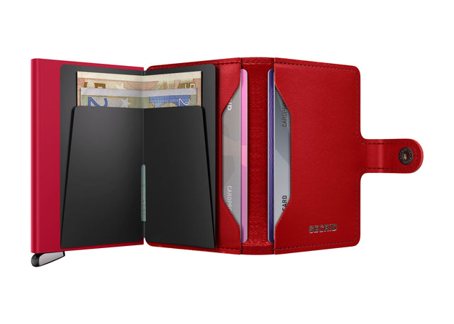 SECRID Premium Miniwallet - Emboss Diamond Red + | the OBJECT ROOM