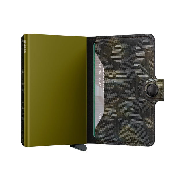 SECRID Miniwallet Leather - Jungle Moss | the OBJECT ROOM