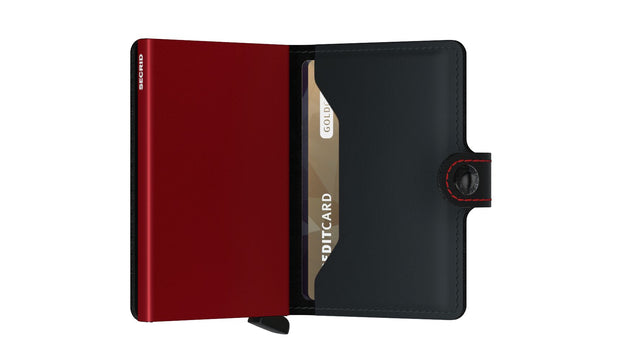 SECRID Miniwallet Matte - Black & Red | the OBJECT ROOM