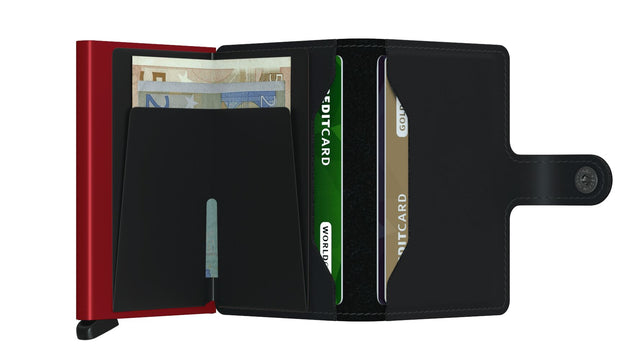 SECRID Miniwallet Matte - Black & Red | the OBJECT ROOM