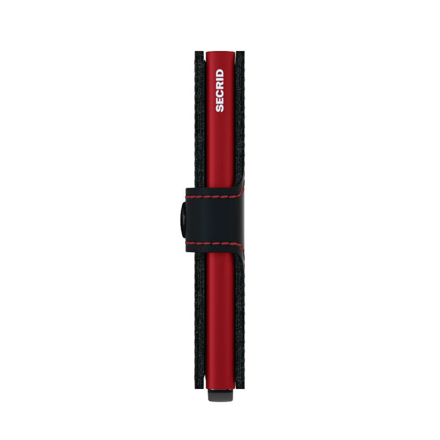 SECRID Miniwallet Matte - Black & Red | the OBJECT ROOM