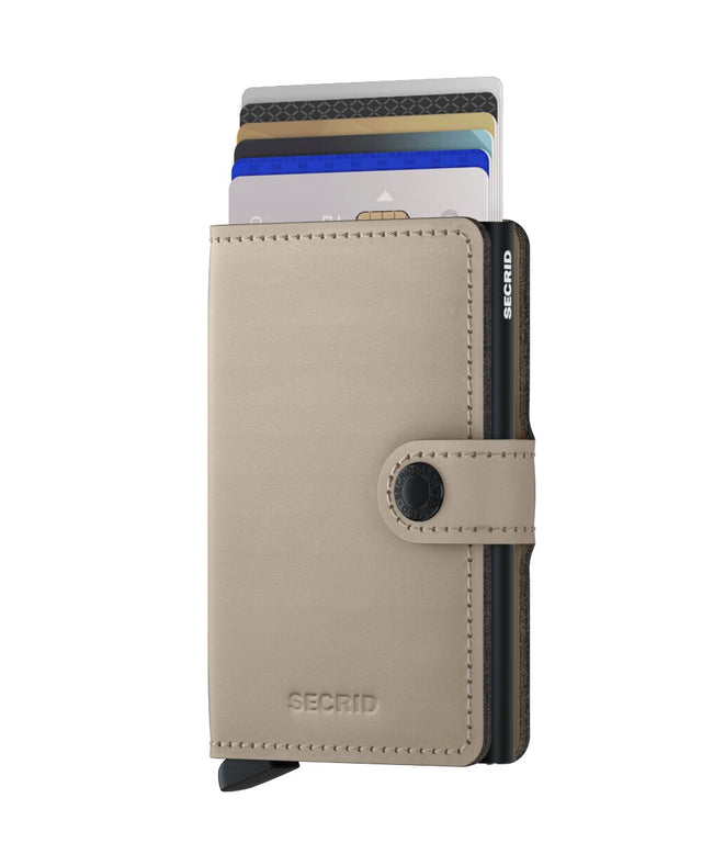 SECRID Miniwallet Leather - Matte Desert | the OBJECT ROOM