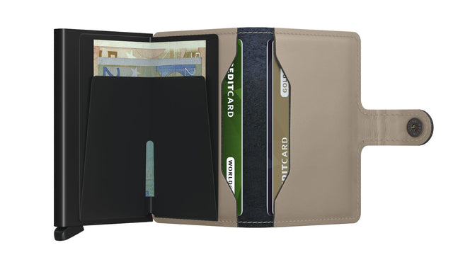 SECRID Miniwallet Leather - Matte Desert | the OBJECT ROOM