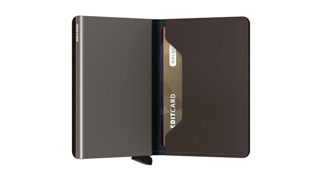 SECRID Slimwallet Leather - Matte Truffle | the OBJECT ROOM