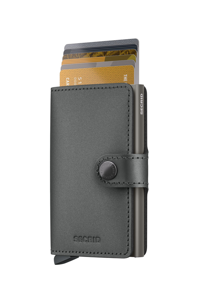 SECRID Miniwallet Matte - Satin Steel | the OBJECT ROOM