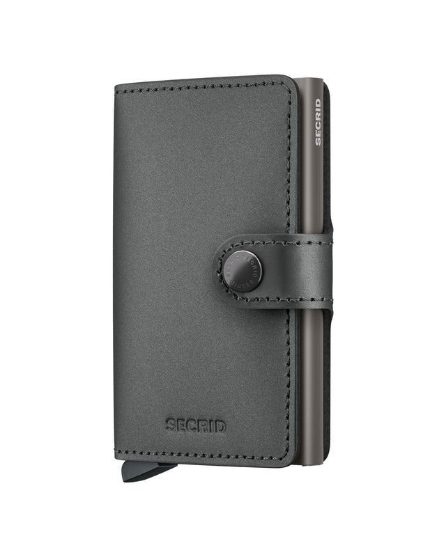 SECRID Miniwallet Matte - Satin Steel | the OBJECT ROOM