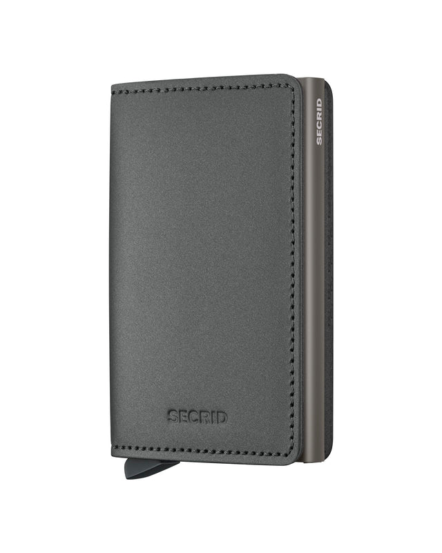 SECRID Slimwallet Matte - Satin Steel | the OBJECT ROOM