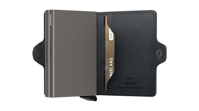 SECRID Twinwallet Mirum (Plant Based) - Black | the OBJECT ROOM