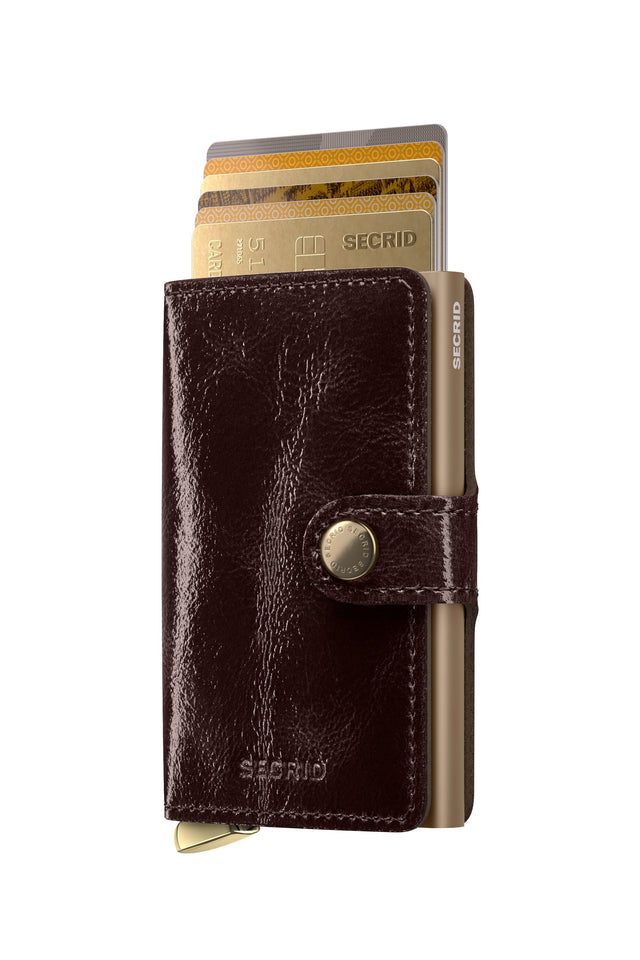 SECRID Premium Miniwallet - Naplak Mahogany + | the OBJECT ROOM