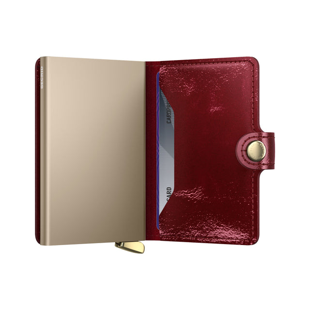 SECRID Premium Miniwallet - Naplak Red + | the OBJECT ROOM