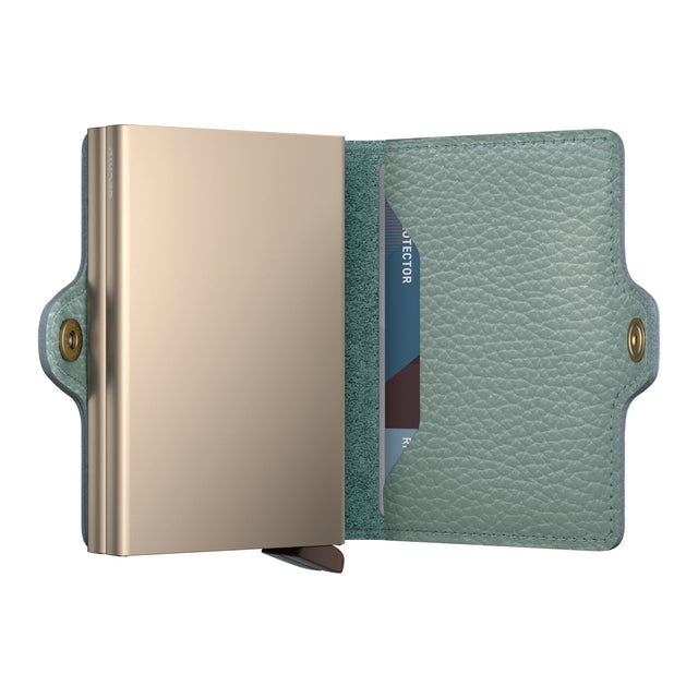SECRID Twinwallet Leather - Pebble Sea Green | the OBJECT ROOM