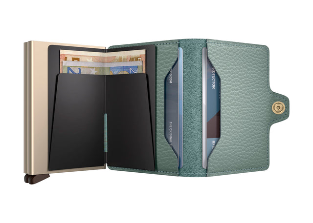 SECRID Twinwallet Leather - Pebble Sea Green | the OBJECT ROOM