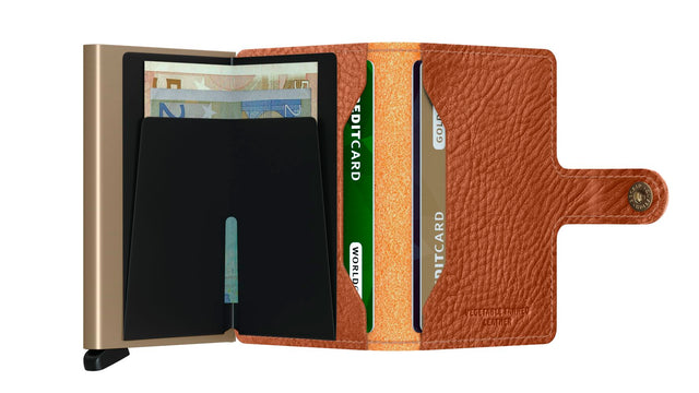 SECRID Miniwallet Leather - Veg Tanned Caramello-Sand | the OBJECT ROOM