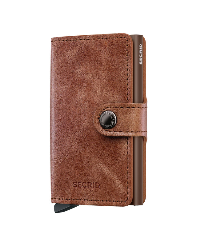 SECRID Miniwallet Vintage - Cognac-Brown | the OBJECT ROOM