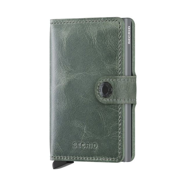 SECRID Miniwallet Leather - Vintage Sage | the OBJECT ROOM