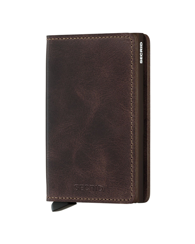 SECRID Slimwallet Vintage - Chocolate | the OBJECT ROOM