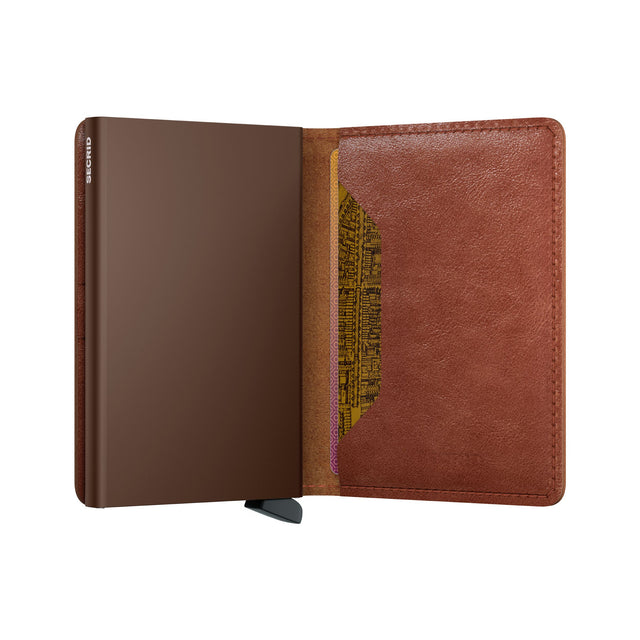 SECRID Slimwallet Vintage - Cognac-Brown | the OBJECT ROOM