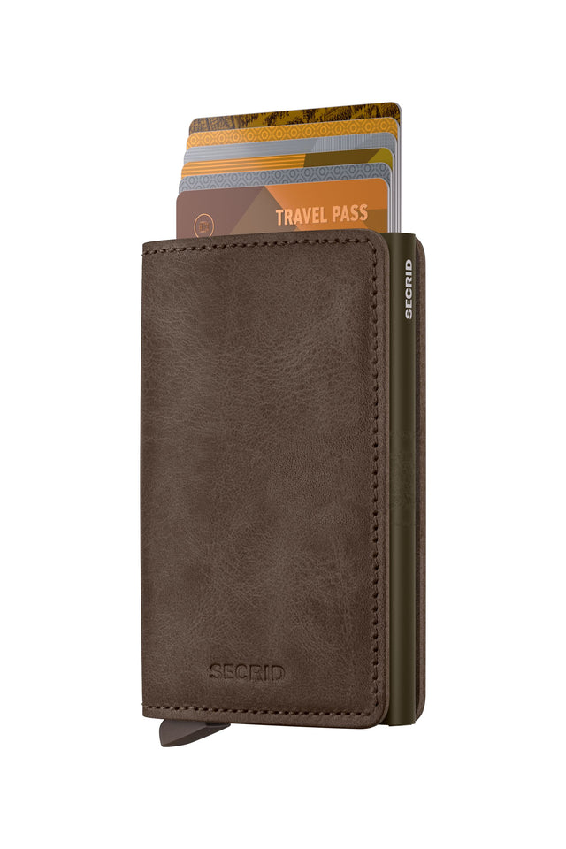 SECRID Slimwallet Vintage - Oak | the OBJECT ROOM