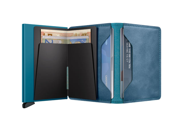 SECRID Slimwallet Leather - Vintage Teal | the OBJECT ROOM