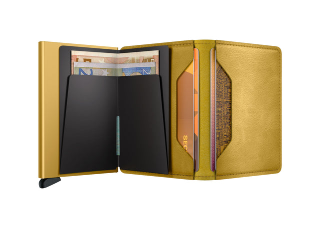 SECRID Slimwallet Leather - Vintage Yellow | the OBJECT ROOM
