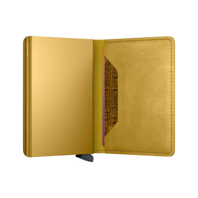 SECRID Slimwallet Leather - Vintage Yellow | the OBJECT ROOM