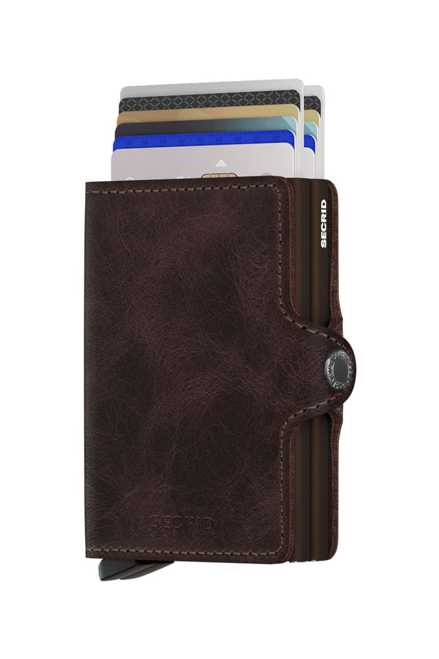SECRID Twinwallet Vintage - Chocolate