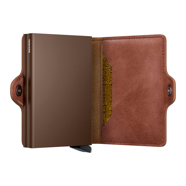 SECRID Twinwallet Leather - Vintage Cognac-Brown | the OBJECT ROOM