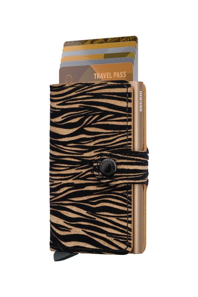 SECRID Miniwallet Zebra - Beige | the OBJECT ROOM