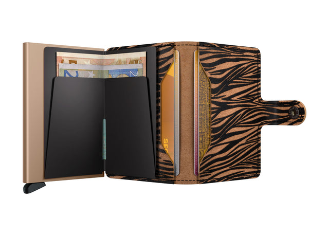 SECRID Miniwallet Zebra - Beige | the OBJECT ROOM